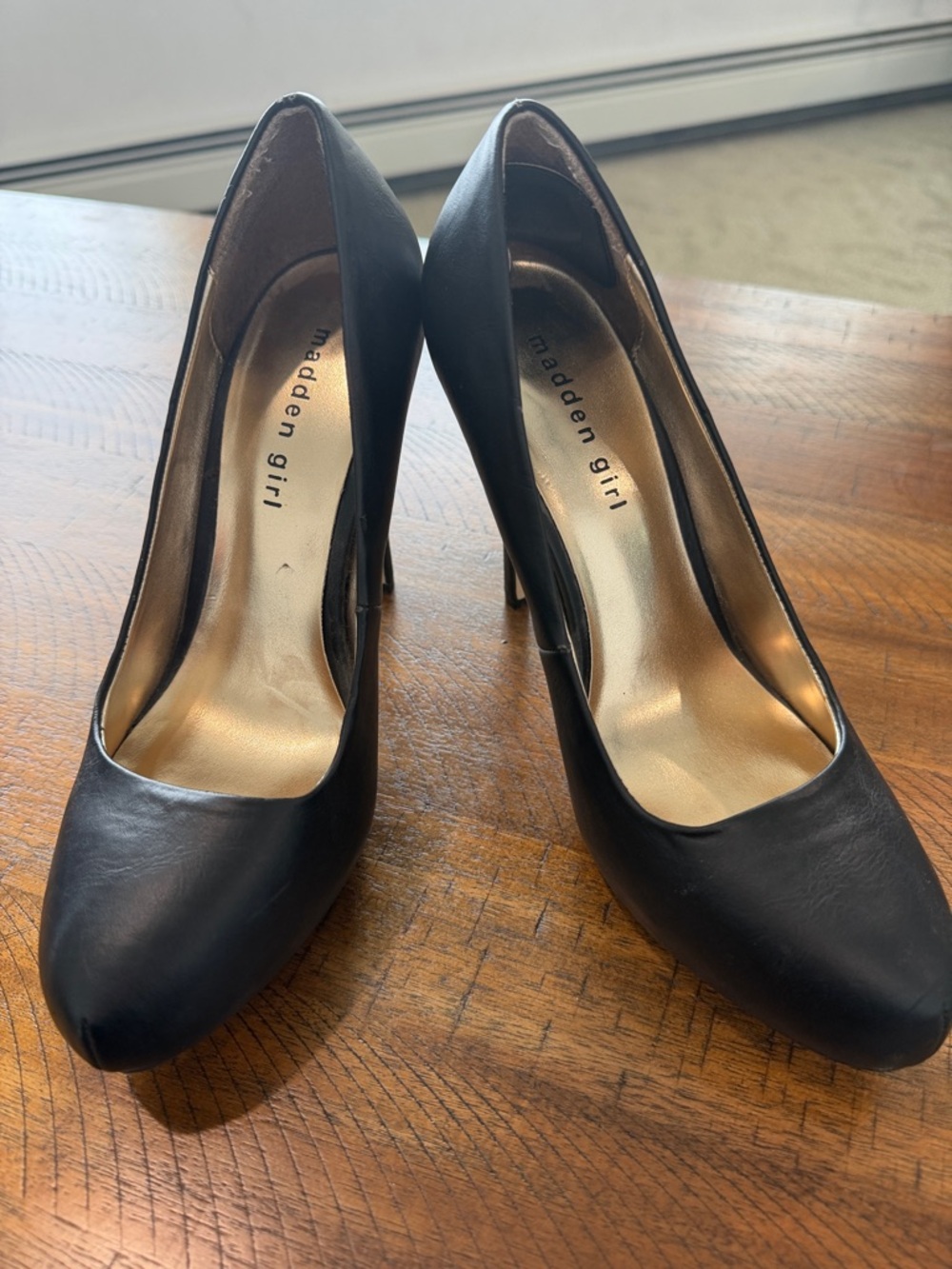 Madden Girl Black Pointed Toe High Heels